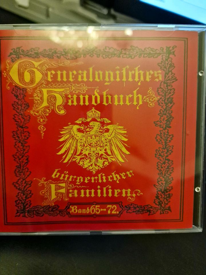 Deutsches Geschlechterbuch Band 65-72 auf CD in Bad Laasphe