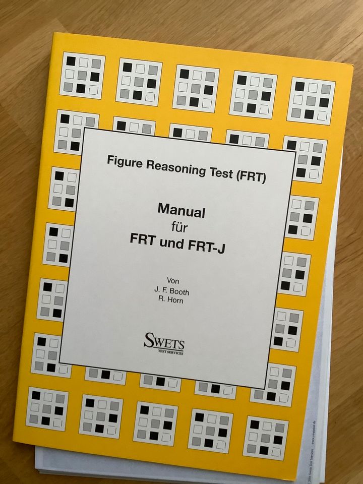 Figure Reasoning Test (FRT) Form A, Sprachfreier Intelligenztest in Argenbühl