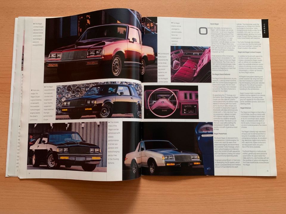 Autoprospekt "Buick Buyer´s Guide 1987" in Riedstadt