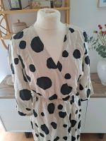 VILA Midi Kleid Lyocell Wickeloptik 36 beige schwarze dots Wandsbek - Hamburg Volksdorf Vorschau