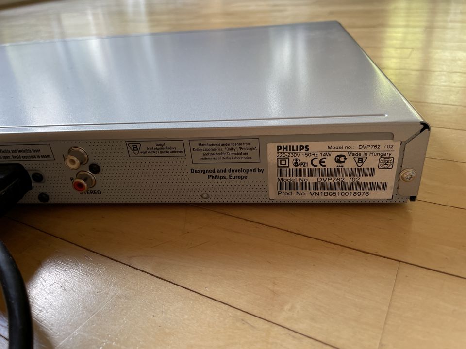 Philips DVD Player DVP 762 silber in Hamburg