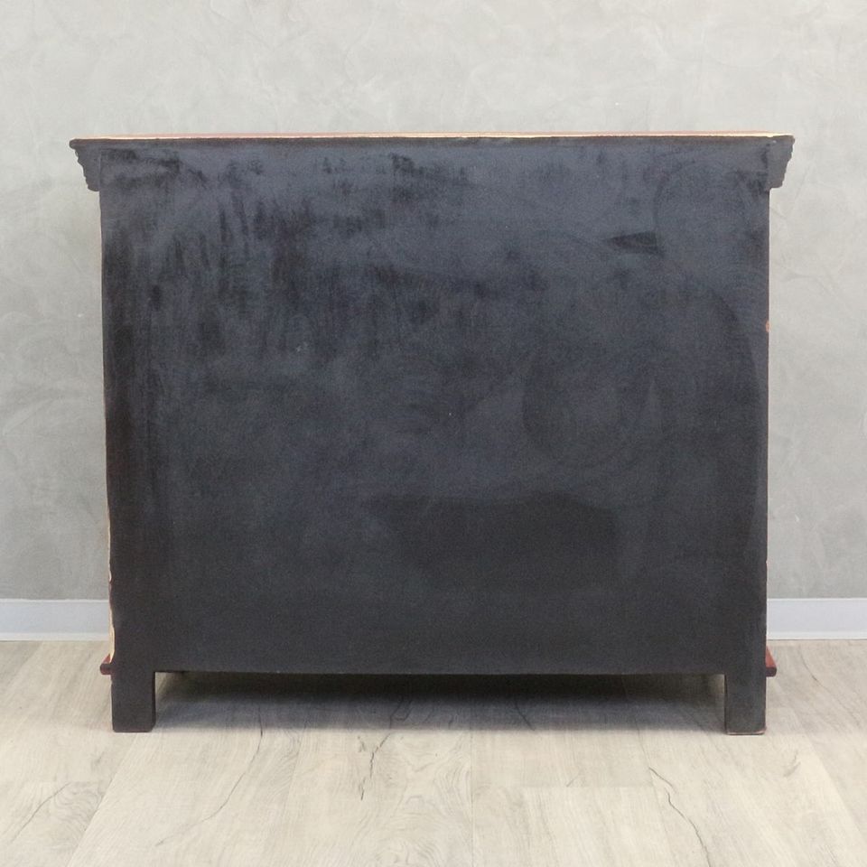 Indisches Sideboard Kunzang mit Buddha Motiv verziert 76 cm in Bochum