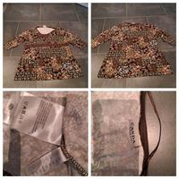 Braunes Shirt, Canda, geblühmt, Größe 50, 3/4 Ärmel, Neuwertig Niedersachsen - Holle Vorschau