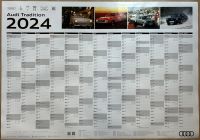 AUDI 2024 PLAKATKALENDER WAND XXL JAHRESPLANER DIN B1 BÜROPLANER Bayern - Krumbach Schwaben Vorschau