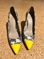 Tory Burch Heels Pumps gelb grau 39 Bayern - Fürth Vorschau