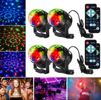 4x LED RGB Discokugel Laser Party Show Scheinwerfer Lichteffekt Hessen - Bebra Vorschau