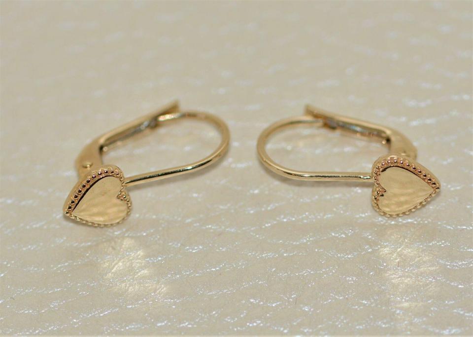 Neue Herzohrringe Ohrringe Goldohrringe Herz 585 / 14 Karat Gold in Rohrbach