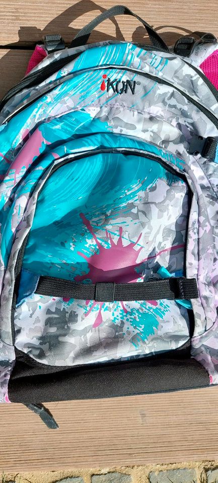 Ikon Bag Schulrucksack Rucksack Camouflage pink in Bobenheim-Roxheim