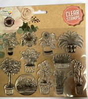 ACTION Clear stamps Blumen Pflanzen neu Stuttgart - Degerloch Vorschau