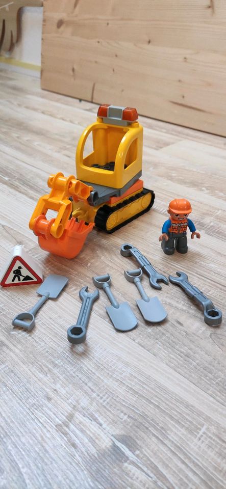Lego Duplo Bagger Bauarbeiter Schaufeln in Freital