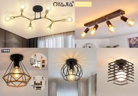 ✅NEU✅Deckenlampe Vintage Deckenleuchte Industrial OVP 4 Baden-Württemberg - Wiesloch Vorschau