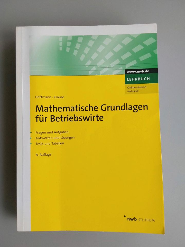 Mathematische Grundlagen für Betriebswirte in Hanau