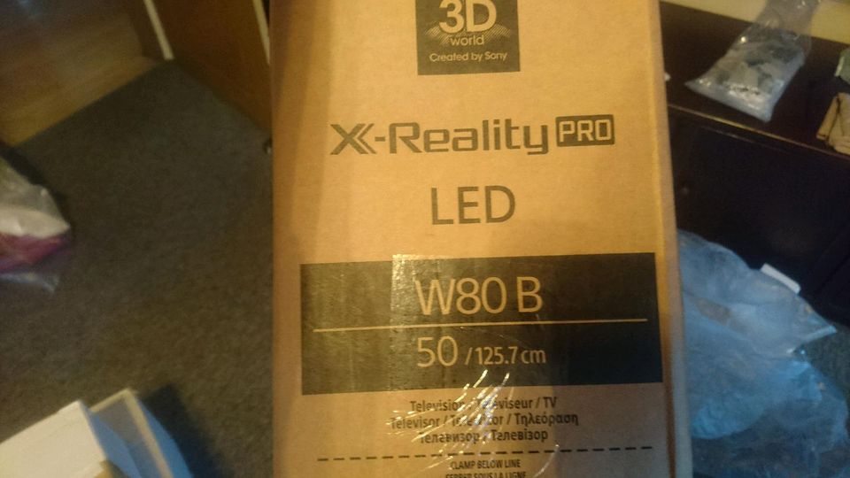 Sony LED Fernseher 3D 50 Zoll, 50W805B in Bönen