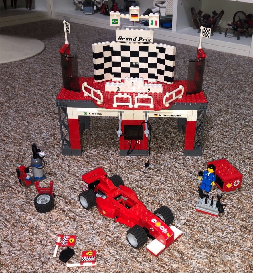 Lego , Ferrari Rennstall in Apfeldorf