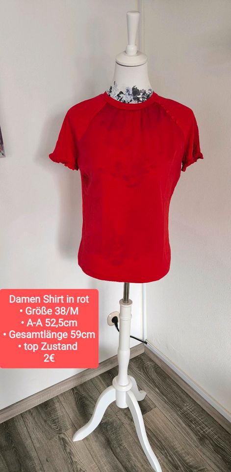 Damen Shirt in rot in Soltau