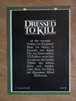 Dressed to Kill (1980): Werberatschlag Flyer mit Poster-Motiven Pankow - Prenzlauer Berg Vorschau