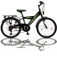 20 Zoll Kinder Jungenfahrrad 6 Gang Shimano StVO Schwarz Licht Dortmund - Innenstadt-Nord Vorschau