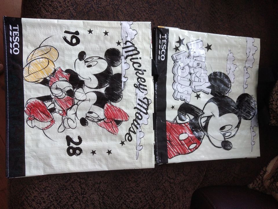 NEU! 2 MickeyMouse Taschen von TESCO in Kapellen-Drusweiler