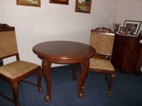 2 Altdeutsche Stühle mit Tisch, Tischgarnitur Krummhörn - Loquard Vorschau