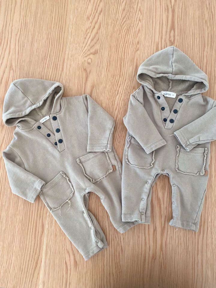 1x Guapoo Strampelanzug Pyjama Zwillinge Baby 50 56 Body in Wiesbaden