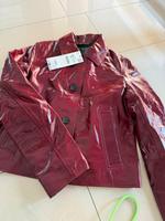 ZARA PREMIUM LEDERJACKE XS SCHAFSLEDER ROT BORDEAUX Münster (Westfalen) - Angelmodde Vorschau