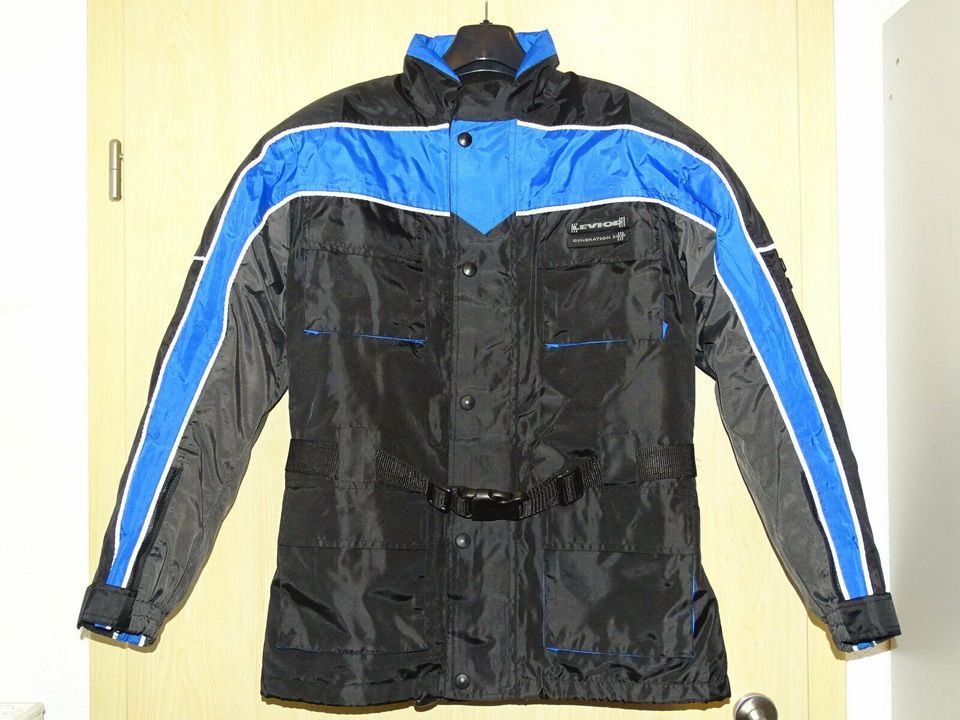 LEVIOR Motorradjacke, Jacke, Gr. S, Generation 2000, schwarz-blau in Waibstadt