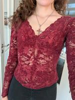 Rotes Spitzentop von Guess Baden-Württemberg - Kirchheim unter Teck Vorschau