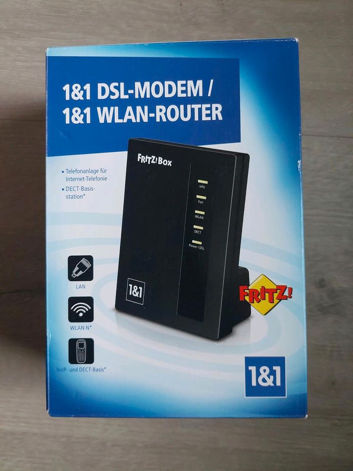 Fritz!Box 7412 1&1 Fritzbox DSL-Modem WLAN-Router Repeater in Siegburg