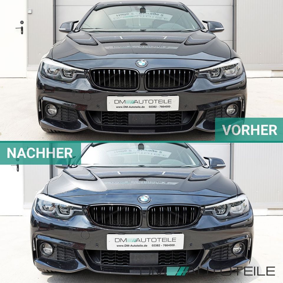 Kühlergrill Set Schwarz Glanz Doppelsteg für BMW F32 F33 F36 M4 in Ahlen