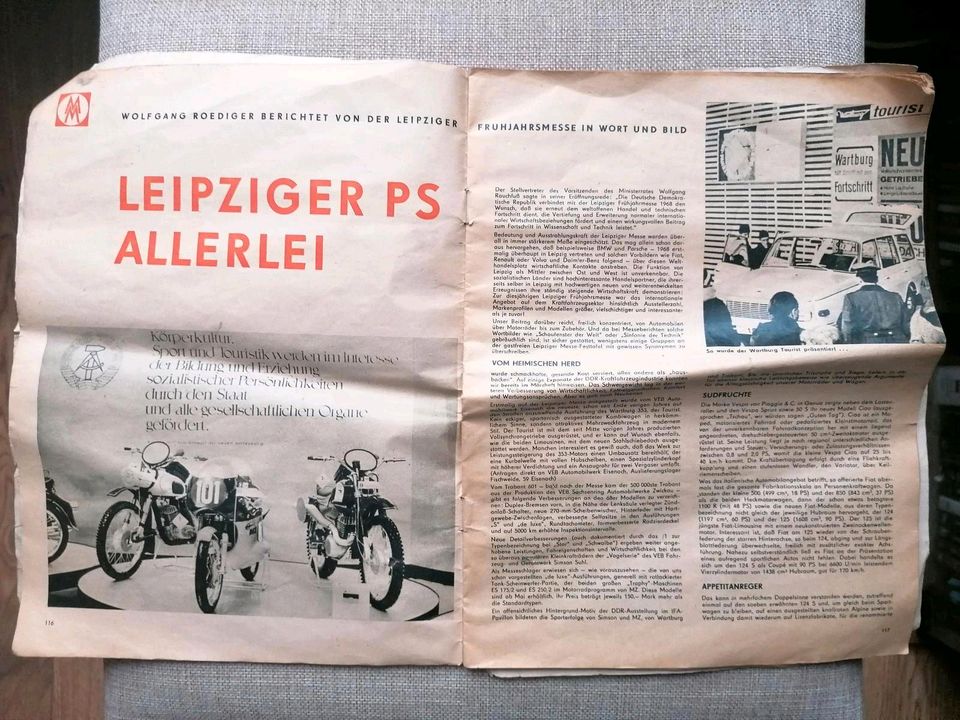 Zeitung Straßenverkehr 1968 in Vetschau