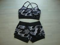 Sport Fitness Freizeit Set Gr. M 38 kurze Hose Bustier Top  2/1 Hessen - Lorsch Vorschau