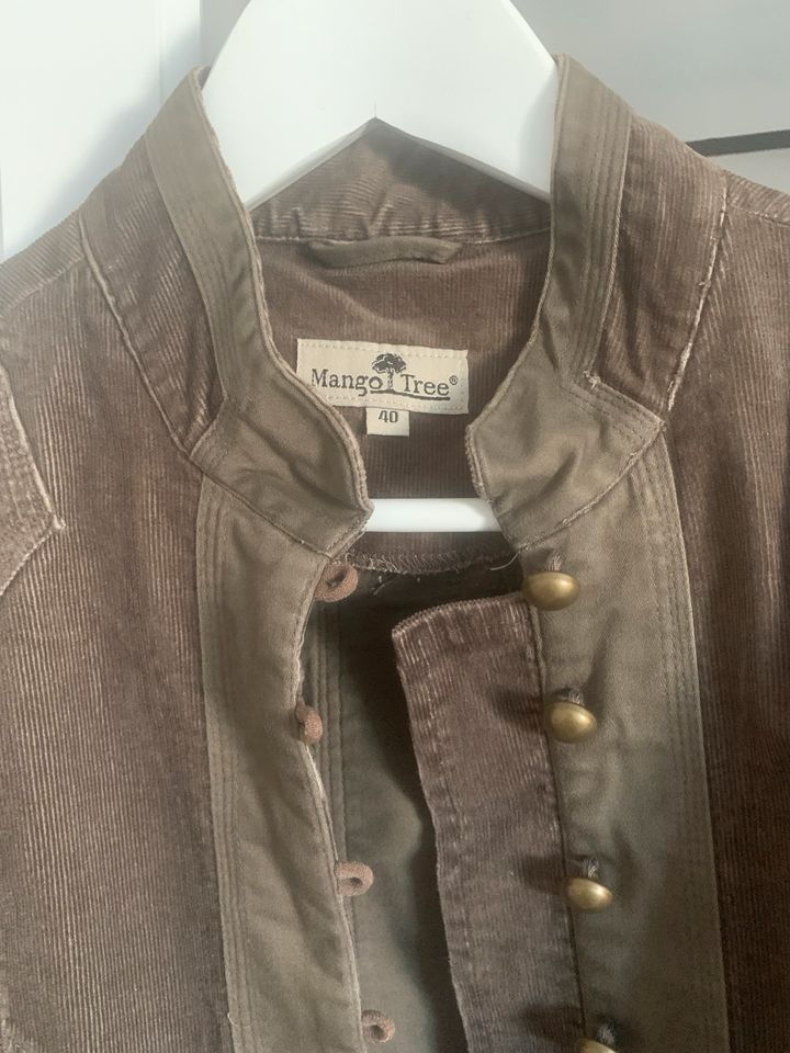 Khaki/Olive Jacke /Gr.40/M, Frühlings/Herbst,aus aus Cord in München