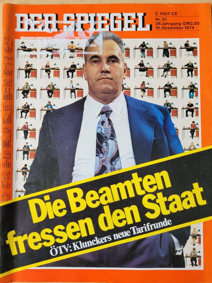 DER SPIEGEL vom 16.12.1974 in Konstanz