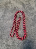 Paracord Zügel mit Karabiner, schwarz/rot, 240 cm Bayern - Würzburg Vorschau