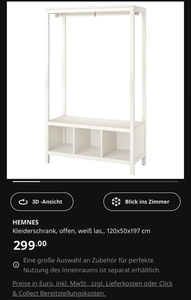 Hemnes Kleiderschrank in Salzgitter