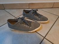 Damen Sneaker Stoffschuhe Gr. 39 grau glitzer Nordrhein-Westfalen - Kreuzau Vorschau