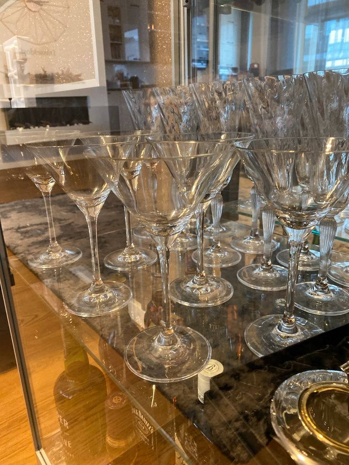 6x neue Villeroy Boch Martini Gläser unbenutzt Vitrinenware ⭐️RAR in Düsseldorf