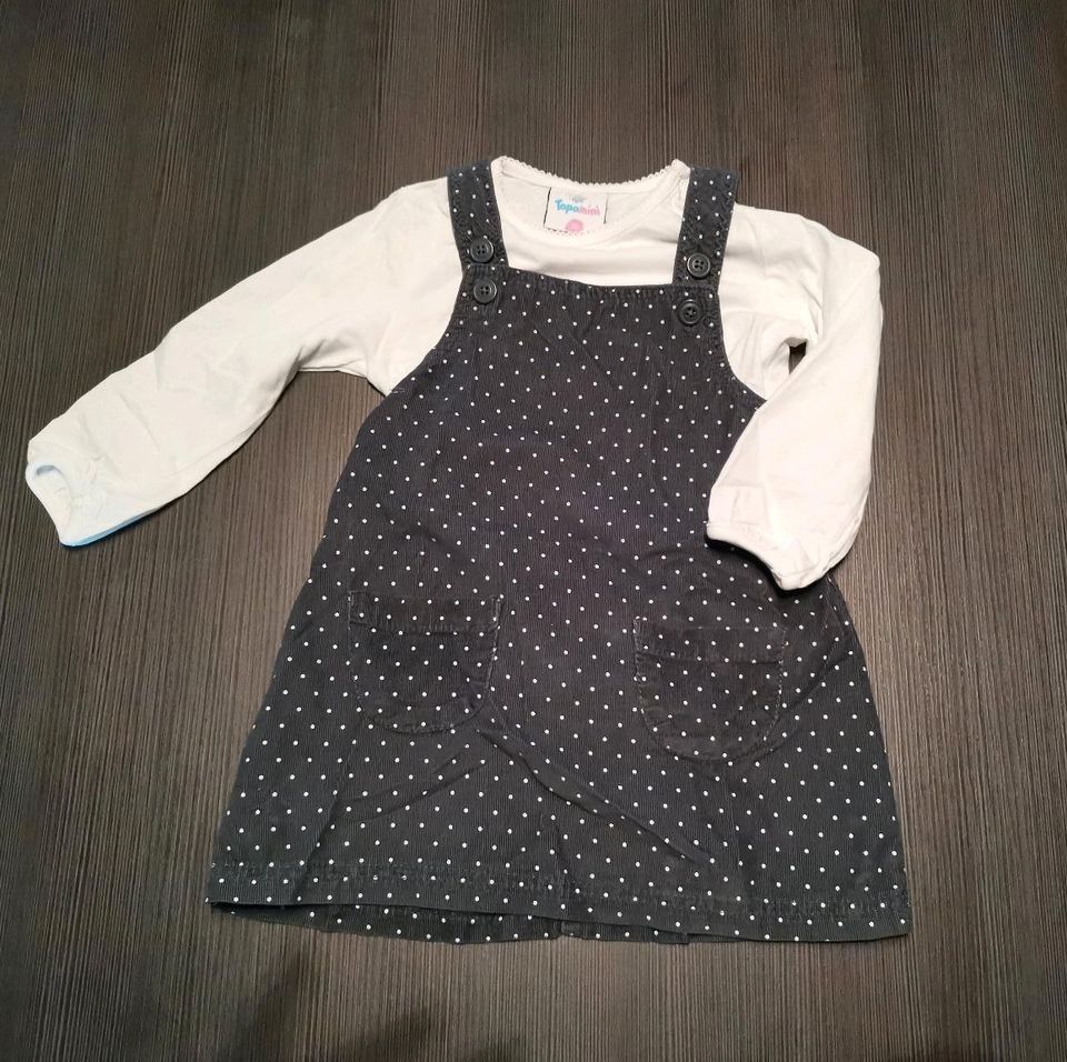 Neues Set Kleid mit Shirt TOPOMINI Gr. 86 in Teutschenthal