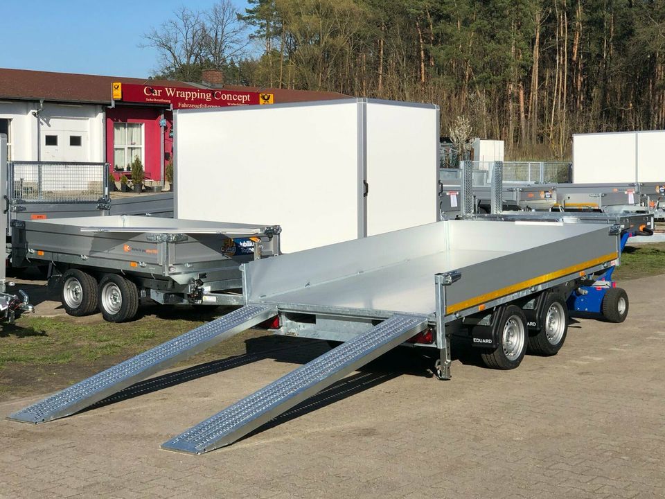 ⭐️ Eduard Heck-e-Kipper 3500 kg 311x180x30cm Rampen Neu LH 63 in Schöneiche bei Berlin