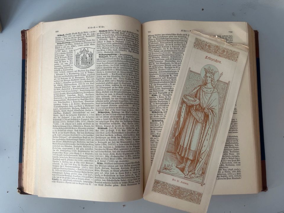 ‼️ Antikes Lexikon Band Herders 8 Bücher von 1902 in Laer
