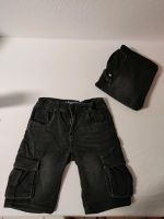 2 x Shorts / Jeans kurz, schwarz, Gr. 152, Zwillinge Bayern - Pöttmes Vorschau