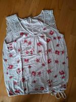 Street One Damen T-Shirt Top Gr. 40 L weiß pink Bayern - Hengersberg Vorschau