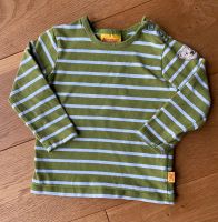 Steiff Langarmshirt Shirts Pullover grün gestreift Größe 74 Nordrhein-Westfalen - Schmallenberg Vorschau