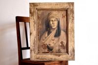 Gemälde handgemalt T. E. Lawrence von Arabien Vintage Wand Bild Dresden - Äußere Neustadt Vorschau