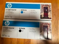 HP Toner Q3960A Black+Q3961A Cyan für HP Color LJ 2550 2820 2840 Bayern - Augsburg Vorschau