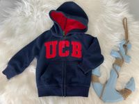 ❤️ Baby Fleece Hoodie Jacke | Dunkelblau | Benetton | Größe 74 Hessen - Rodgau Vorschau