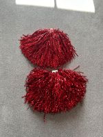 Cheerleader Pompoms, Sport, Fasching, Party, Pom Poms, rot Herzogtum Lauenburg - Hamfelde, Kr Hzgt Lauenburg Vorschau