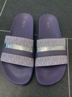 Michael Kors Pantolette Violett Silber Gr. 41 (10M) Nordrhein-Westfalen - Mönchengladbach Vorschau