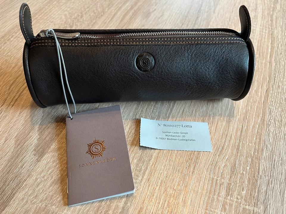 *NEU* Sonnenleder Lotta Stifterolle, Mäppchen, Etui Leder Mocca in Augsburg