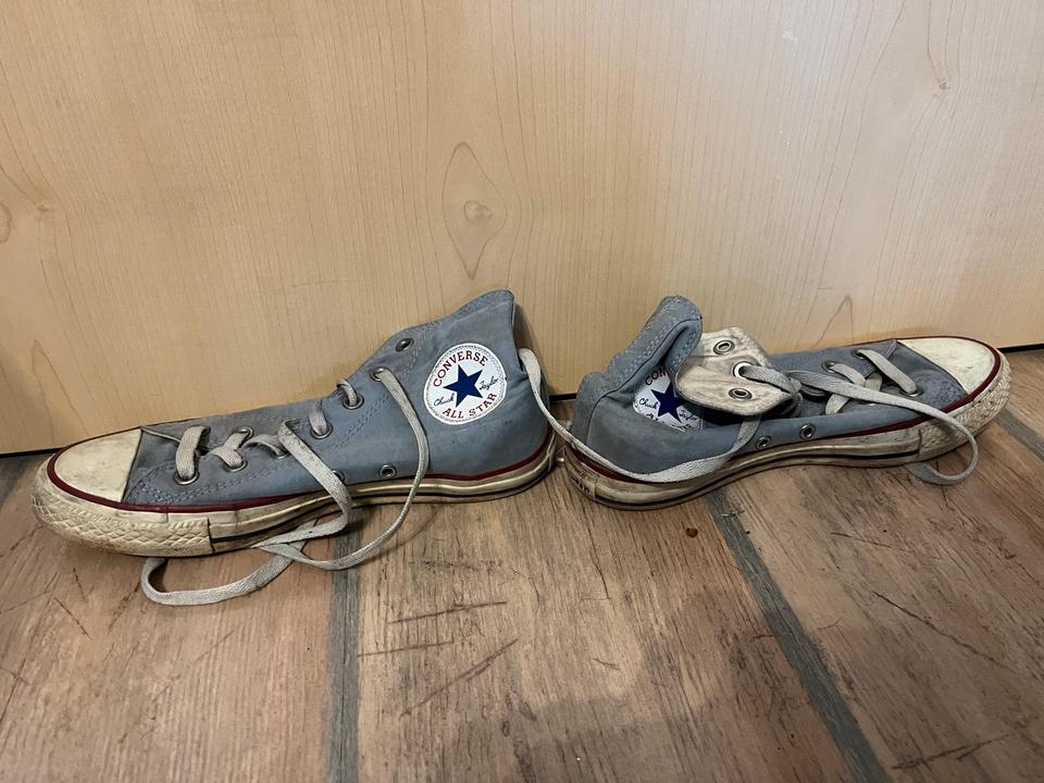 Chucks Converse AllStar UK 5,5/EU 38Gebraucht blau-grau in Nordwalde